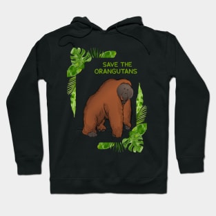 Save the Orangutans, Orangutan Lover Hoodie